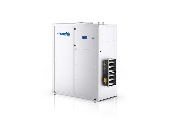 High efficiency swimming pool dehumidifier with heat recovery