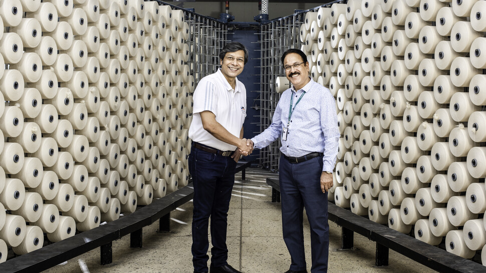 JetSpray humidifier at Vardhman textile factory JetSpray humidifier at Vardhman textile factory
